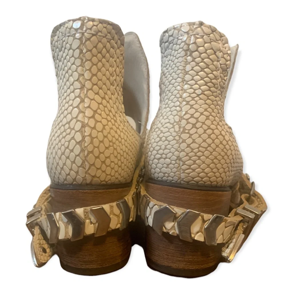 Freebird by Steven Cream Ankle Boots